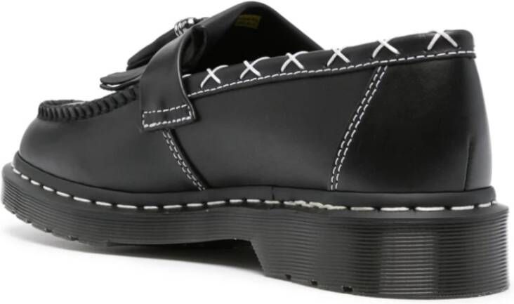 Dr. Martens Zwarte leren instappers Black Dames