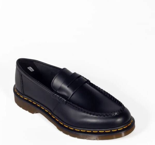 Dr. Martens Zwarte leren loafers Black Heren