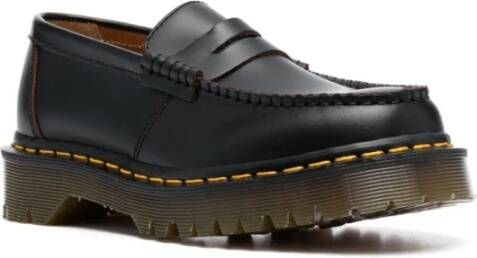 Dr. Martens Zwarte Leren Loafers Gemaakt in Engeland Black Dames