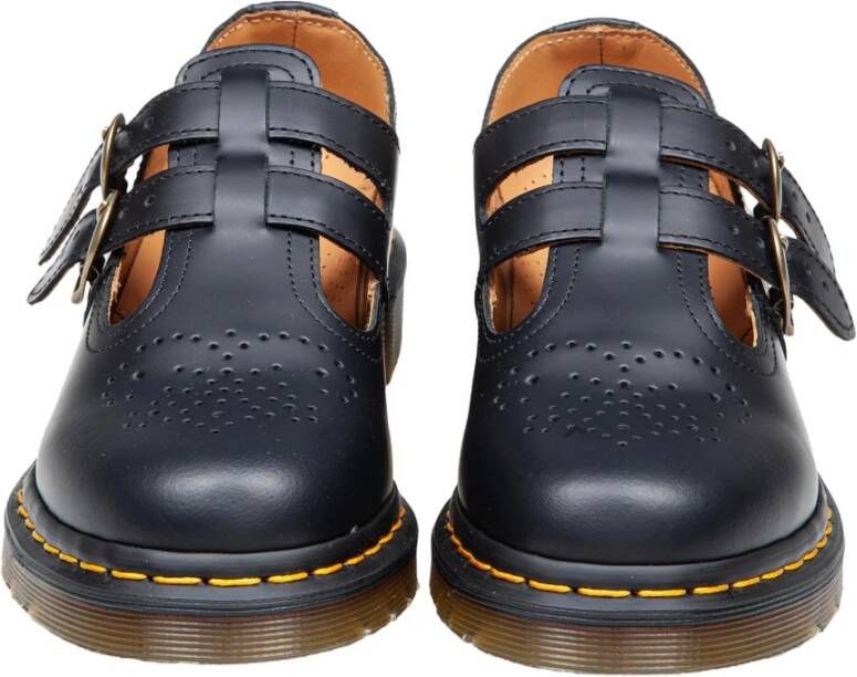 Dr. Martens Zwarte Leren Mary Jane Schoenen Black Dames