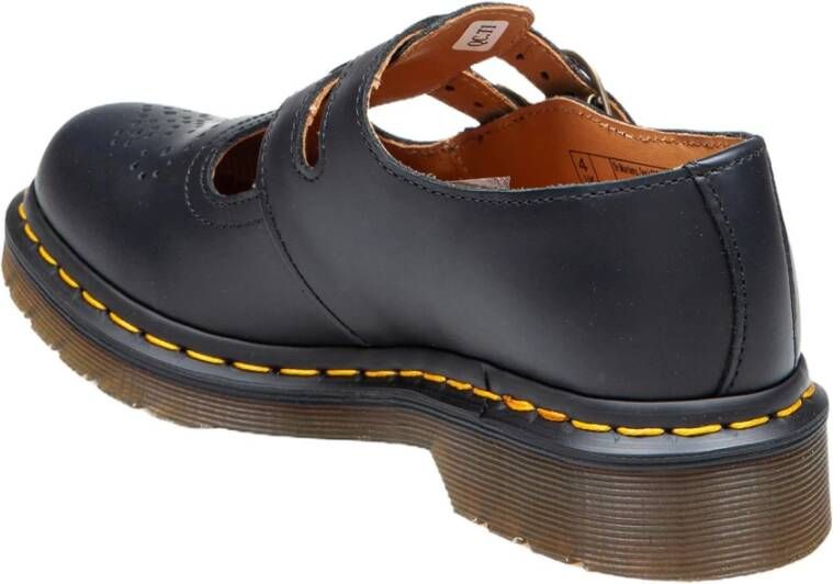 Dr. Martens Zwarte Leren Mary Jane Schoenen Black Dames