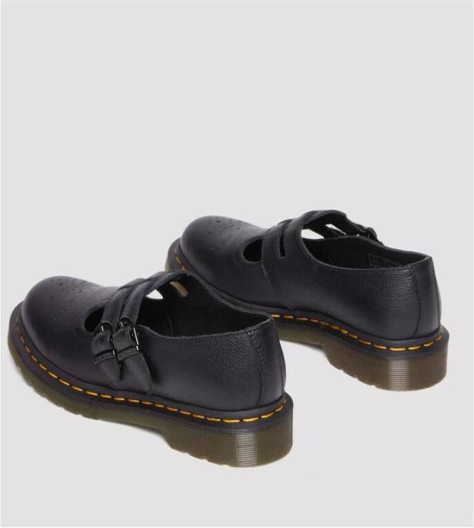 Dr. Martens Zwarte Leren Mary Jane Schoenen Black Dames