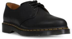 Dr. Martens Zwarte leren mocassin herfst winter stijl Black Heren