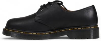 Dr. Martens Zwarte leren mocassin herfst winter stijl Black Heren