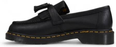 Dr. Martens Zwarte leren mocassin met synthetische zool Black Heren