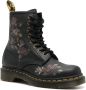 Dr. Martens Vervallen Rozen Klassieke Zwarte Laarzen Black - Thumbnail 12