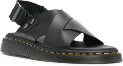 Dr. Martens Zwarte Leren Slingback Sandalen Black Dames