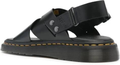 Dr. Martens Zwarte Leren Slingback Sandalen Black Dames