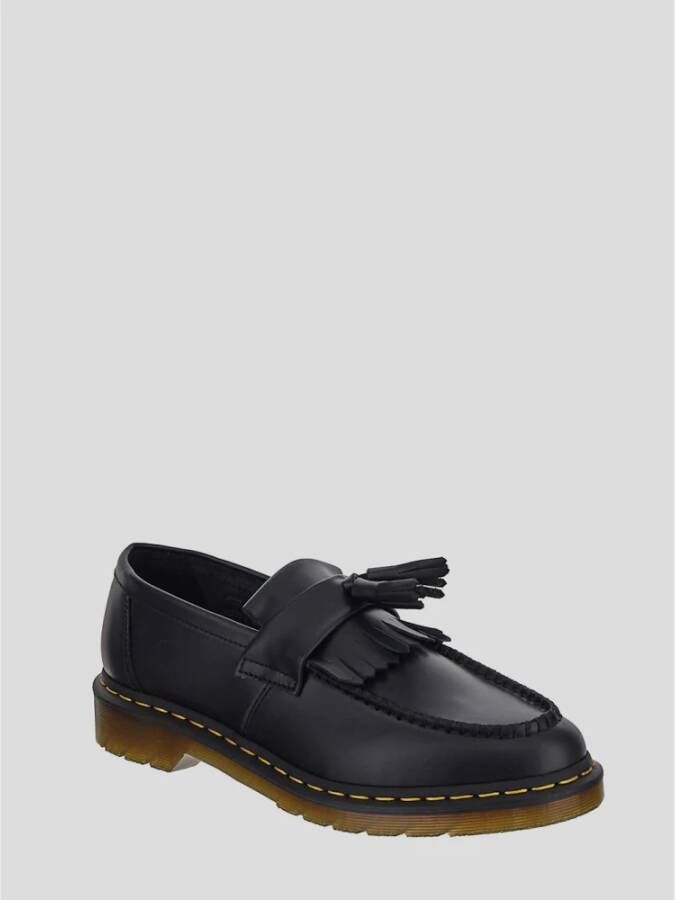 Dr. Martens Zwarte Leren Tassel Loafers Black Dames