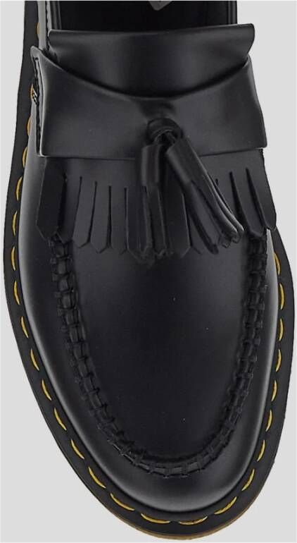 Dr. Martens Zwarte Leren Tassel Loafers Black Dames