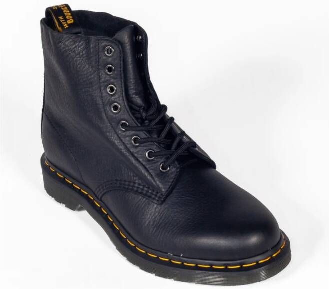 Dr. Martens Zwarte leren veterschoenen Black Heren