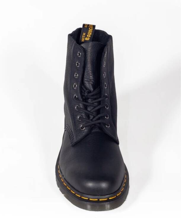 Dr. Martens Zwarte leren veterschoenen Black Heren