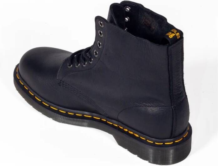 Dr. Martens Zwarte leren veterschoenen Black Heren