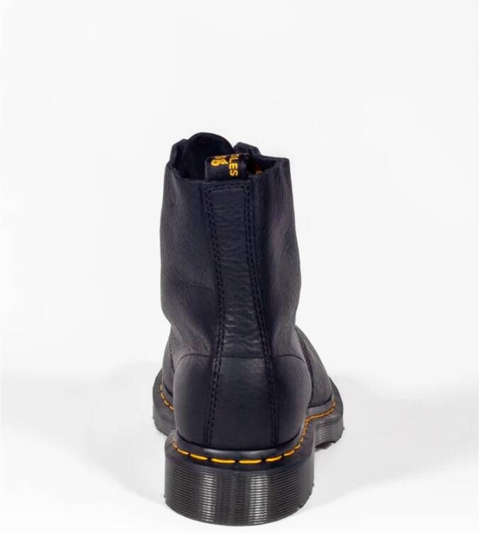 Dr. Martens Zwarte leren veterschoenen Black Heren