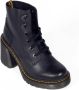 Dr. Martens Zwarte leren veterschoenen met hak Black Dames - Thumbnail 3