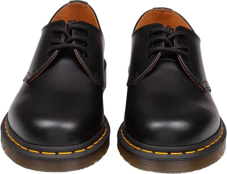 Dr. Martens Zwarte Leren Vetersneakers Black Heren