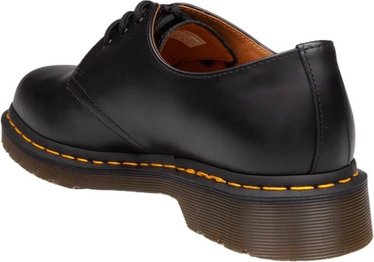 Dr. Martens Zwarte Leren Vetersneakers Black Heren