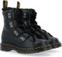 Dr. Martens Zwarte Milled Nappa Leren Laarzen Black Dames - Thumbnail 2