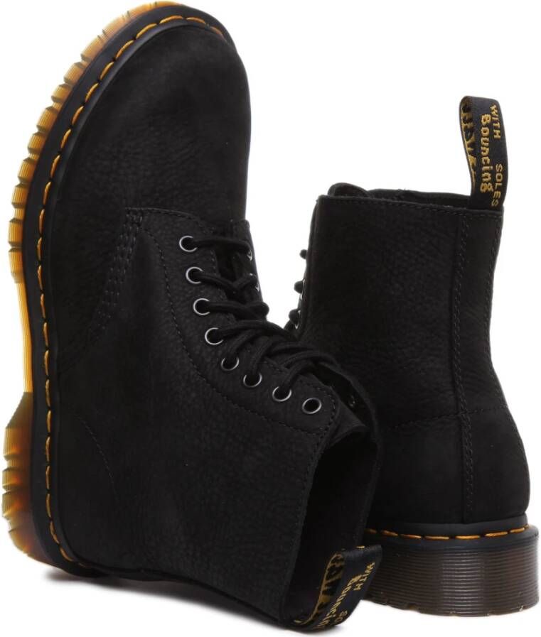 Dr. Martens Zwarte Milled Pascal Waterbestendige Laarzen Black Heren