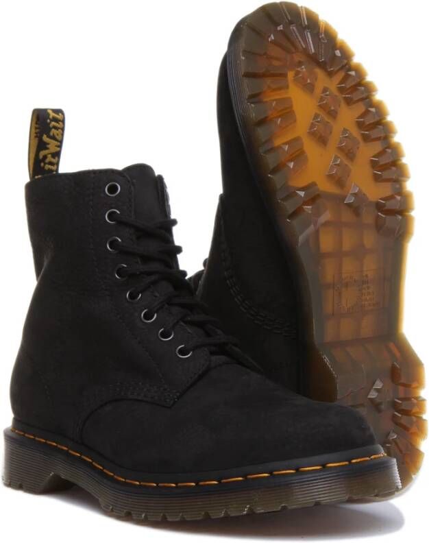 Dr. Martens Zwarte Milled Pascal Waterbestendige Laarzen Black Heren