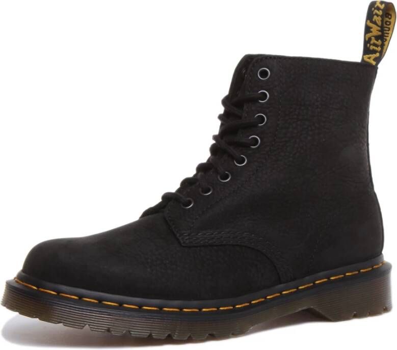 Dr. Martens Zwarte Milled Pascal Waterbestendige Laarzen Black Heren