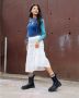 Dr martens Amaayah Lo black orleans Zwart Leer Chelsea boots Dames - Thumbnail 11