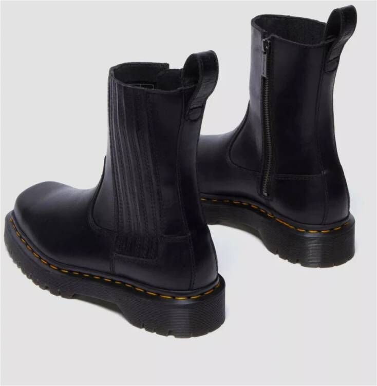 Dr. Martens Zwarte Orleans Laars met Vierkante Neus Black Dames