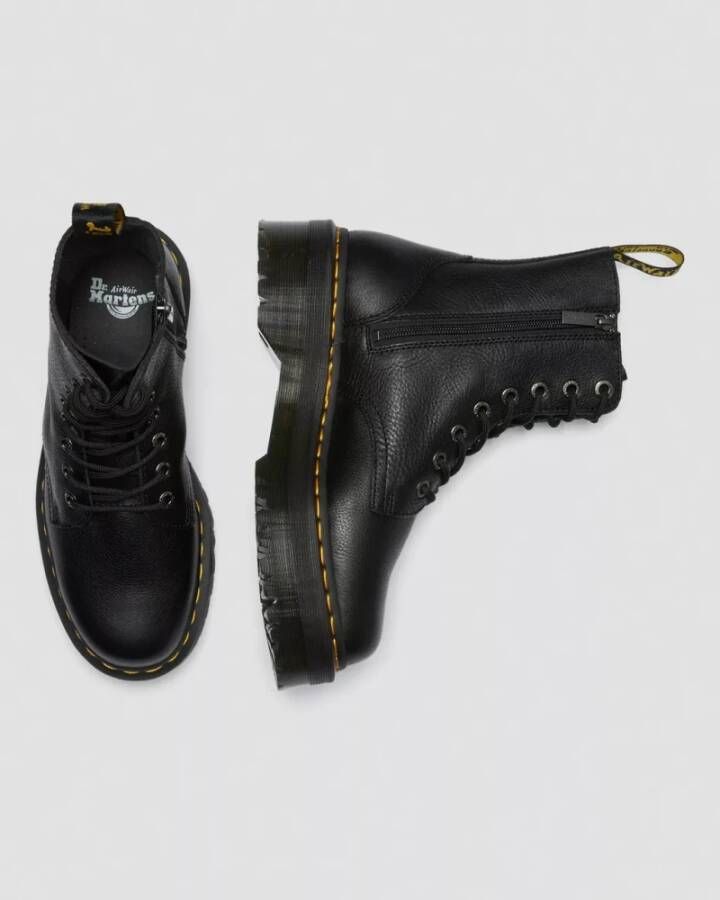 Dr. Martens Zwarte Platform Jadon Laarzen Black Dames