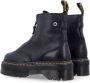 Dr. Martens Zwarte platformlaarzen met gele stiksels Black Dames - Thumbnail 4