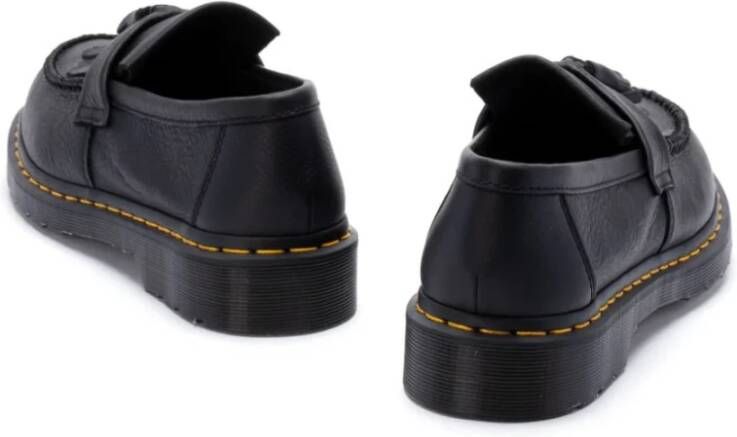 Dr. Martens Zwarte platte schoenen met Adrian Tassel Black Heren