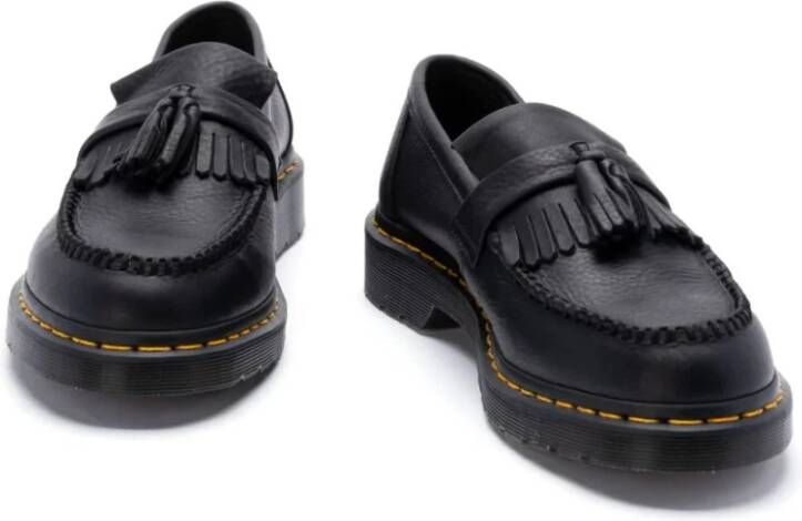 Dr. Martens Zwarte platte schoenen met Adrian Tassel Black Heren