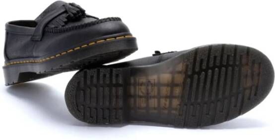 Dr. Martens Zwarte platte schoenen met Adrian Tassel Black Heren