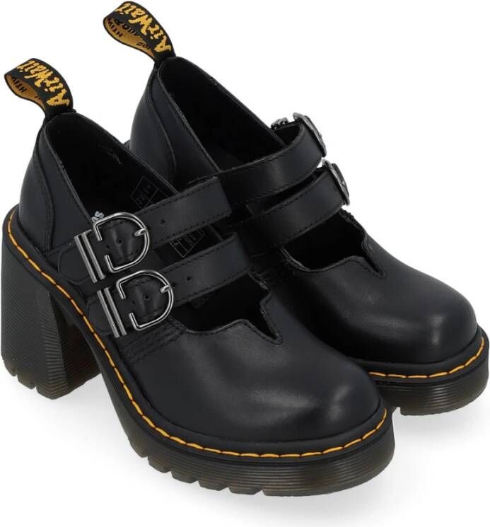 Dr. Martens Zwarte Sandaal Eviee-27371001 Black Dames