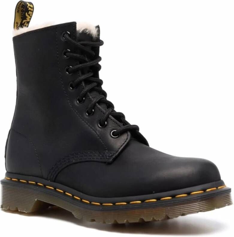 Dr. Martens Zwarte Serena Laarzen Black Dames