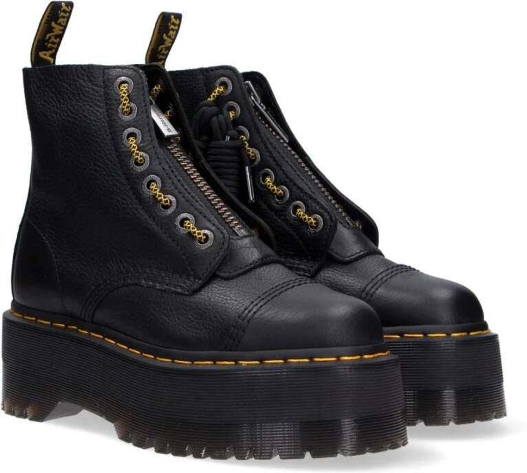 Dr. Martens Zwarte Sinclair Max Laarzen Black Dames