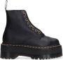 Dr. Martens Zwarte Leren Veterschoenen voor Vrouwen Black Dames - Thumbnail 20