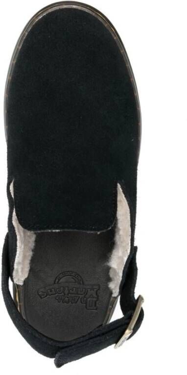 Dr. Martens Zwarte Suède Carlson Mules Black Heren