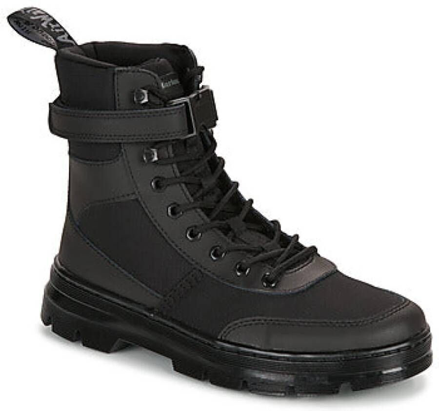 Dr. Martens Zwarte Tech Combs Laarzen voor Mannen Black Heren