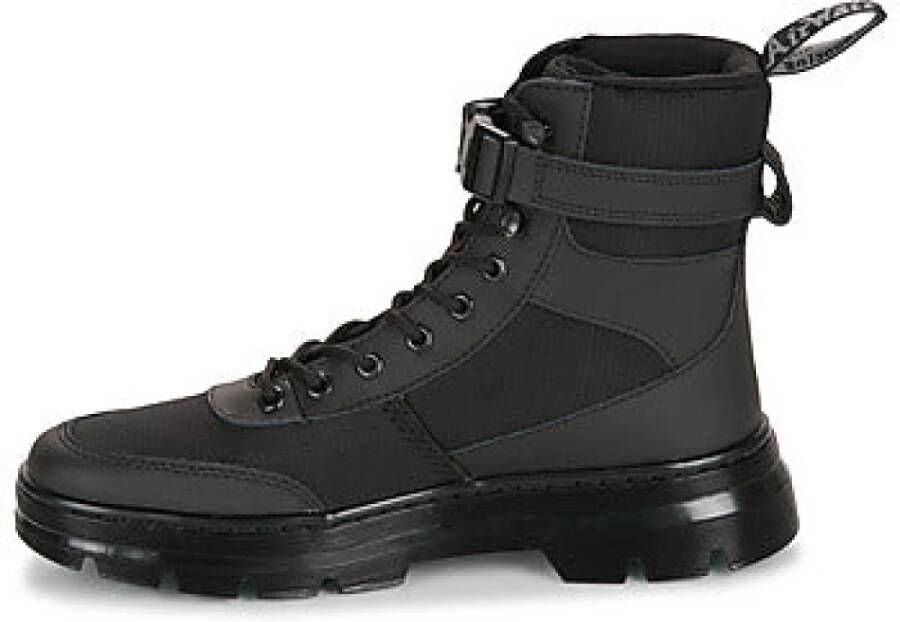 Dr. Martens Zwarte Tech Combs Laarzen voor Mannen Black Heren