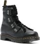 Dr. Martens Zwarte Veterschoenen met Faux-Fur Voering Black Dames - Thumbnail 2