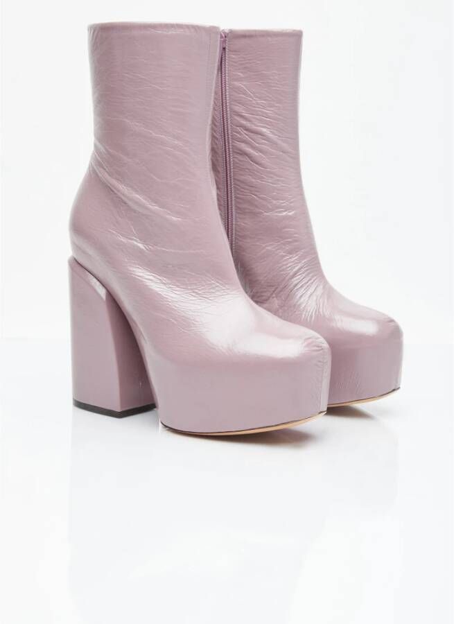 Dries Van Noten Boots Pink Dames