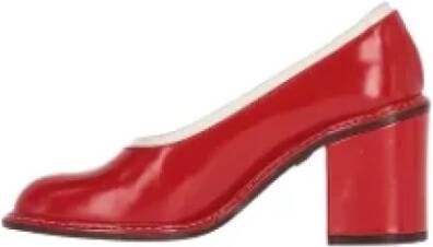 Dries van Noten Pre-owned Leather heels Red Dames