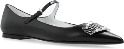 Dsquared2 Ballet Flats Gothic Black Dames