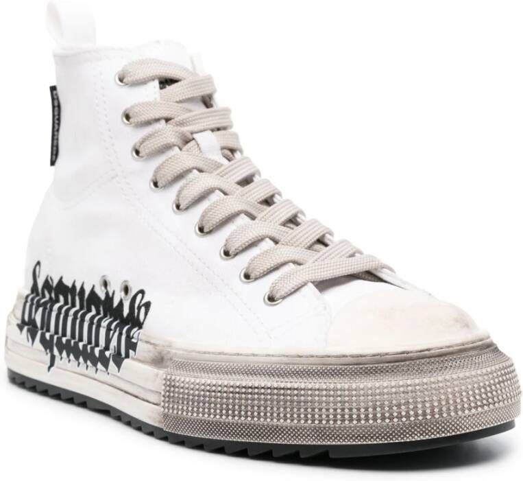 Dsquared2 Berlijn Witte Canvas Sneakers White Heren