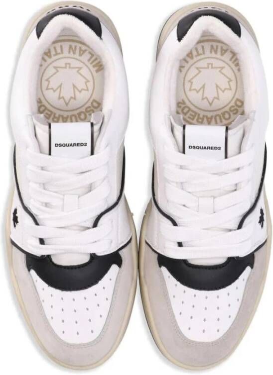 Dsquared2 Klassieke Wit Zwart Sneakers Multicolor Heren