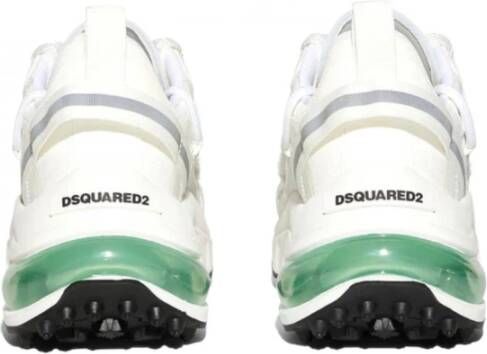 Dsquared2 Bubble Sneakers Elegante Witte Schoenen voor Dames White Dames