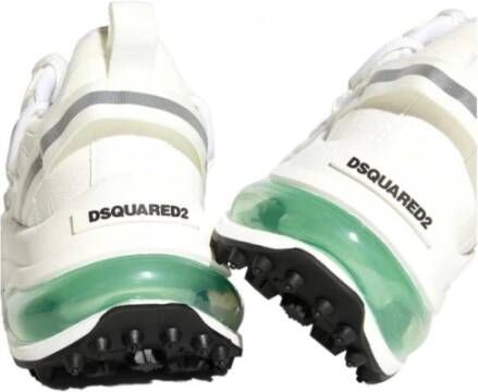 Dsquared2 Bubble Sneakers Elegante Witte Schoenen voor Dames White Dames