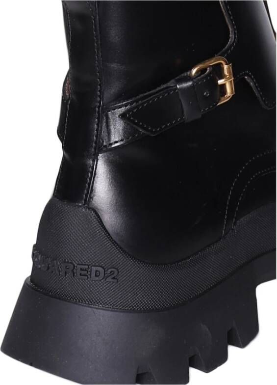 Dsquared2 D2 Statement Ankle Boots Zwart Dames