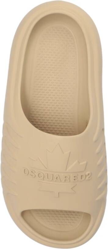 Dsquared2 Dumbo slides Beige Dames