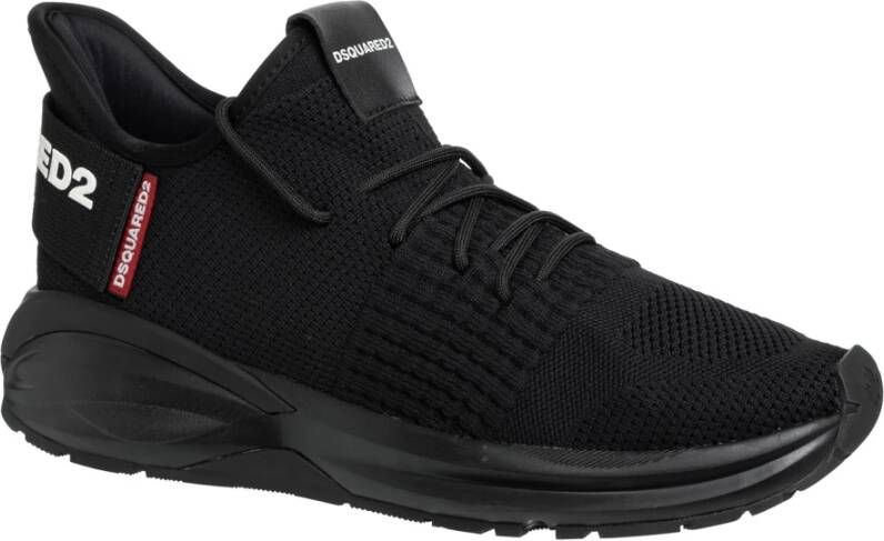 Dsquared2 Effen Dash Sneakers met veters Black Heren